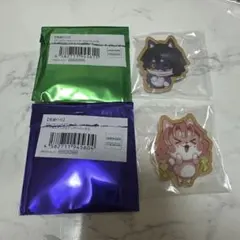 鬼滅の刃　バレンタイン　アニマルクッキーバッジ　伊黒小芭内・甘露寺蜜璃