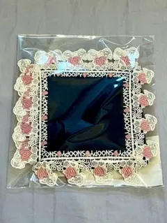 近沢レース スヌーピー ハンカチ 限定 ハート ネイビー PEANUTS コラボ