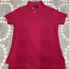 Ralph Lauren メンズM カスタムフィット ポロシャツ ピンク