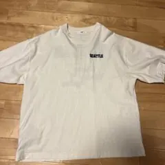 WEGO SEATTLE プリント Tシャツ ホワイト Lサイズ