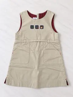 familiar ファミリア　ジャンパースカート　ワンピース　刺繍