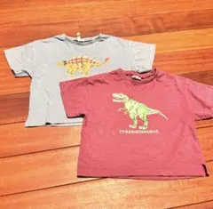 SamanthaMos2 恐竜プリント 半袖Tシャツ 2枚セットのサムネイル