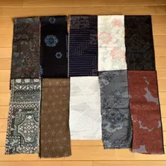 紬　ハギレ　まとめ売り-a24