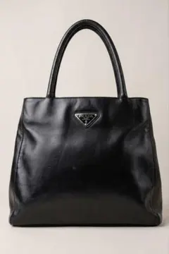 PRADA トートバッグ ブラック レザー