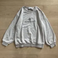 GLOBAL WORK ベアトレーナー　ベージュ　130cm