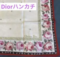 Dior 花柄ハンカチ クリスチャンディオール