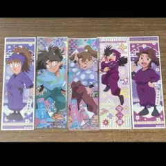 忍たま乱太郎　ロングステッカー　レア　竹谷八左ヱ門　田村三木ヱ門　5年生　4年生