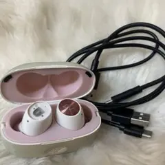 【最終値下げ】AVIOT ワイヤレスイヤホン TE-D01K 白 ピンク 高音質