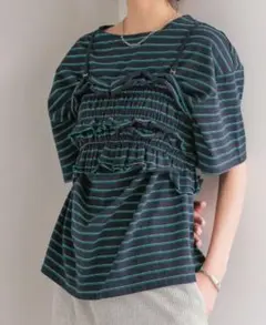 LOWRYS FARM　ローリーズファーム フリルビスチェセットTEEのサムネイル