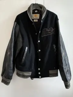 90s NEW YORKER Legend スタジャン 黒 サイズL 短丈 - メルカリ