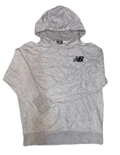 New Balance グレー フード付きパーカー