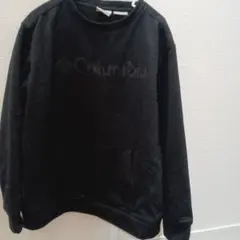 Columbia 黒 トレーナー 前面ポケット付き