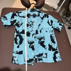 Aloha Blossom 半袖シャツ 140 サーモンピンク