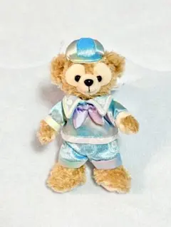 ディズニーシー　ダッフィー　20周年　カラフルハピネス　ぬいぐるみバッジ　ぬいば