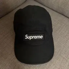 Supreme シュプリーム キャンプキャップ 黒 ブラック パッチロゴ