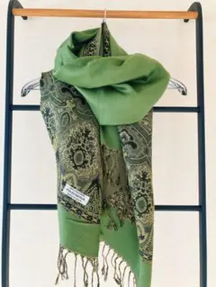 【未使用品】PASHMINA パシュミナ カシミヤ 100% 大判 ストール