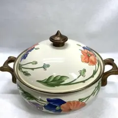 新品　ヴィンテージ鍋　西ドイツ製ASTA（現フィスラー）ホーロー両手鍋 Fissler - 西ドイツ製 ホーロー両手鍋 ASTA FISSLER フィスラー