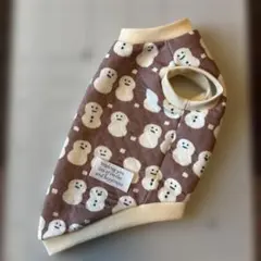 犬服ハンドメイド　あたたかタンクトップ　S丈長め
