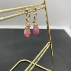 【NO33】ハンドメイド　天然石　ピアス