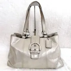 COACH　コーチ　ソーホー　レザー　トートバッグ　A4可　肩がけ　F18751