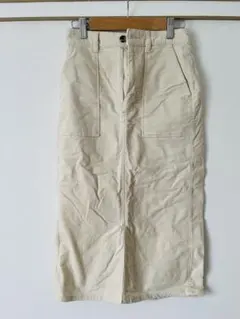 GU コーデュロイ タイトスカート Sサイズ