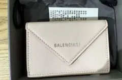 BALENCIAGA 三つ折り財布 希少　ピンクのサムネイル
