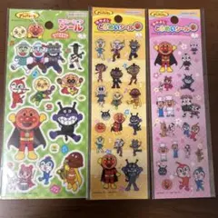 アンパンマン　とうめいシール　デコレーションシール　あんぱんまん