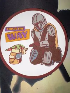 STAR WARS スターウォーズ カフェ マンダロリアン&グローグー 缶バッジ