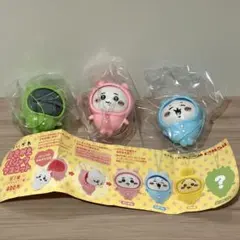 ちいかわ　ガチャ　おきがえパジャママスコット　ちいかわ　ハチワレ　シークレット