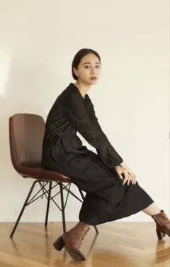 【RANDEBOO】ブラック ロングドレス　ワンピース