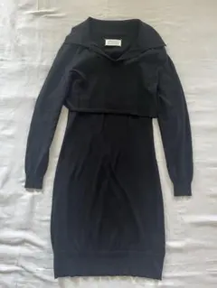 Maison Margiela 4 マルジェラ レイヤード風ニットワンピースのサムネイル