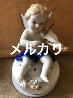 ビンテージ　人形　天使　陶器　置物　インテリア　工芸品　美術品　A2833 ビンテージ 人形 天使 陶器 置物 インテリア 工芸品 美術品