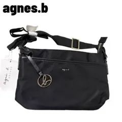 【新品】agnes b. VOYAGE ショルダーバッグ ブラック ナイロンのサムネイル