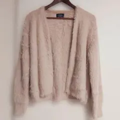【美品】シャギーニットカーディガン