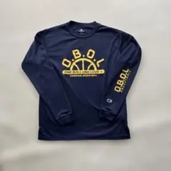 Champion　チャンピオン　長袖スポーツTシャツ　ネイビー　紺　160