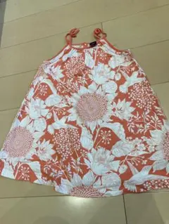 ベビーギャップ　ワンピース　キャミソール　ひまわり　花柄　女の子　105㎝