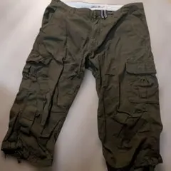 Eddie Bauer オリーブグリーン カーゴショートパンツのサムネイル