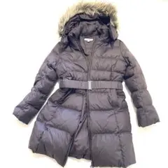 ◎極美品　UNIQLO ハイブリッドダウンコート　ロングダウンジャケット　L