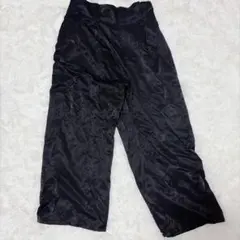 GU ハイウエストタックパンツ ベルトなし ワイド 상태좋음 黒 2XL C288