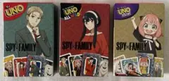 マックSPY×FAMILY （UNO3種類コンプリート）ハッピーセット
