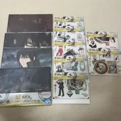 銀魂一番くじステッカー モチーフアクリルチャーム キャンバス風ボード11点セット