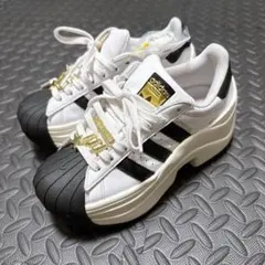 美品✨adidas スーパースターボールド　厚底スニーカー　23cm