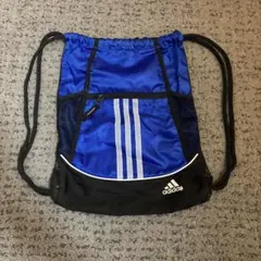 アディダス ナップサック ジムサック ブルー×ブラック 巾着バッグ