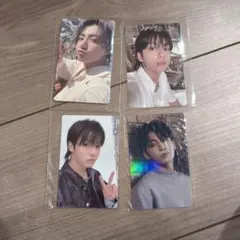 K-POP BTS ジョングク　タレントカード4枚セット