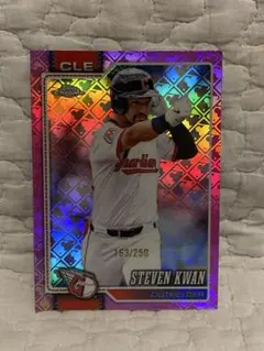 【250枚限定2026Topps Chrome ピンクロゴフラクター S.クワン