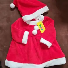 80cm★サンタクロース★コスプレ★なりきり★クリスマス★イベント★女児★ワンピ