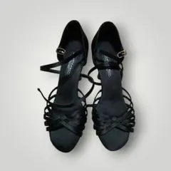 ブラックストラップダンスシューズ 日本製