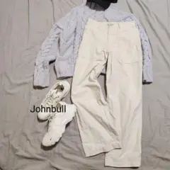 Johnbull ジョンブル フランネルワークパンツ オフホワイト SS