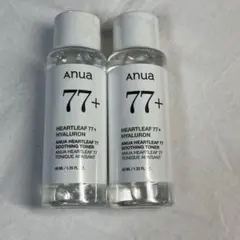 Anua 化粧水 HEARTLEAF 77+ HYALURON 40ml 2個
