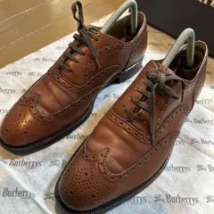 Burberry　バーバリーウイングチップ　ブラウン　皮底26cm